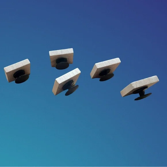 Wooden Tile Shoe Charms - Jibbitz - Picture 3 of 5